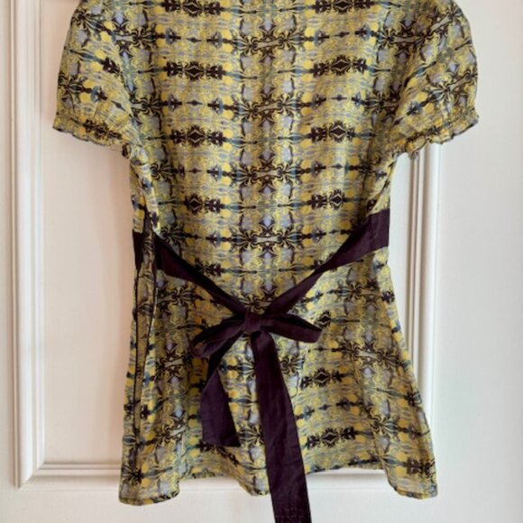 Soft short-sleeved patterned shirt - Picture 2 of 6